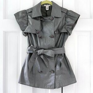 Shimmery Summer Trench-style top